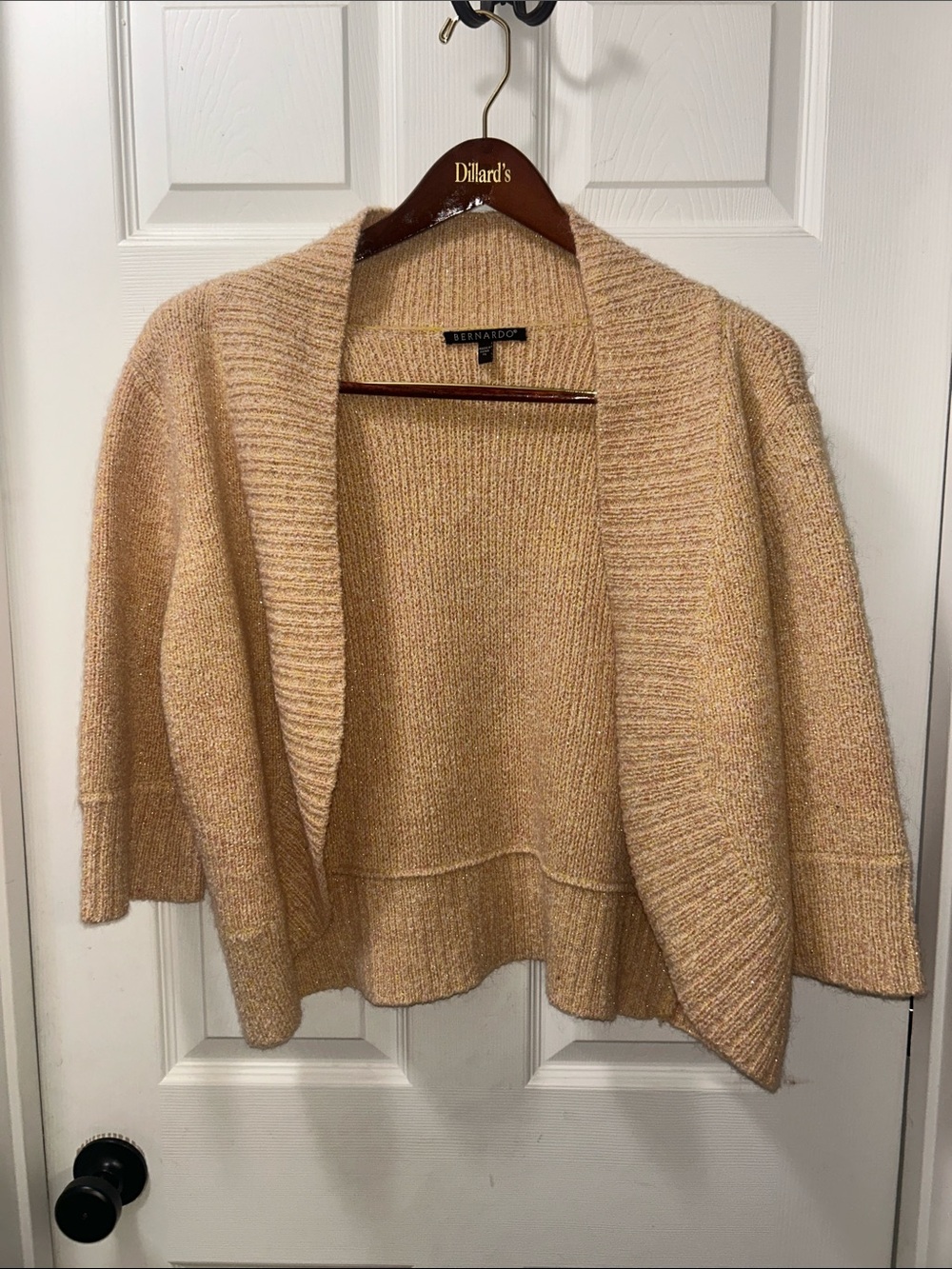 Bernardo XL Alpaca Wool Mohair Blend Boho Waterfall Open Cardigan - Picture 2 of 4